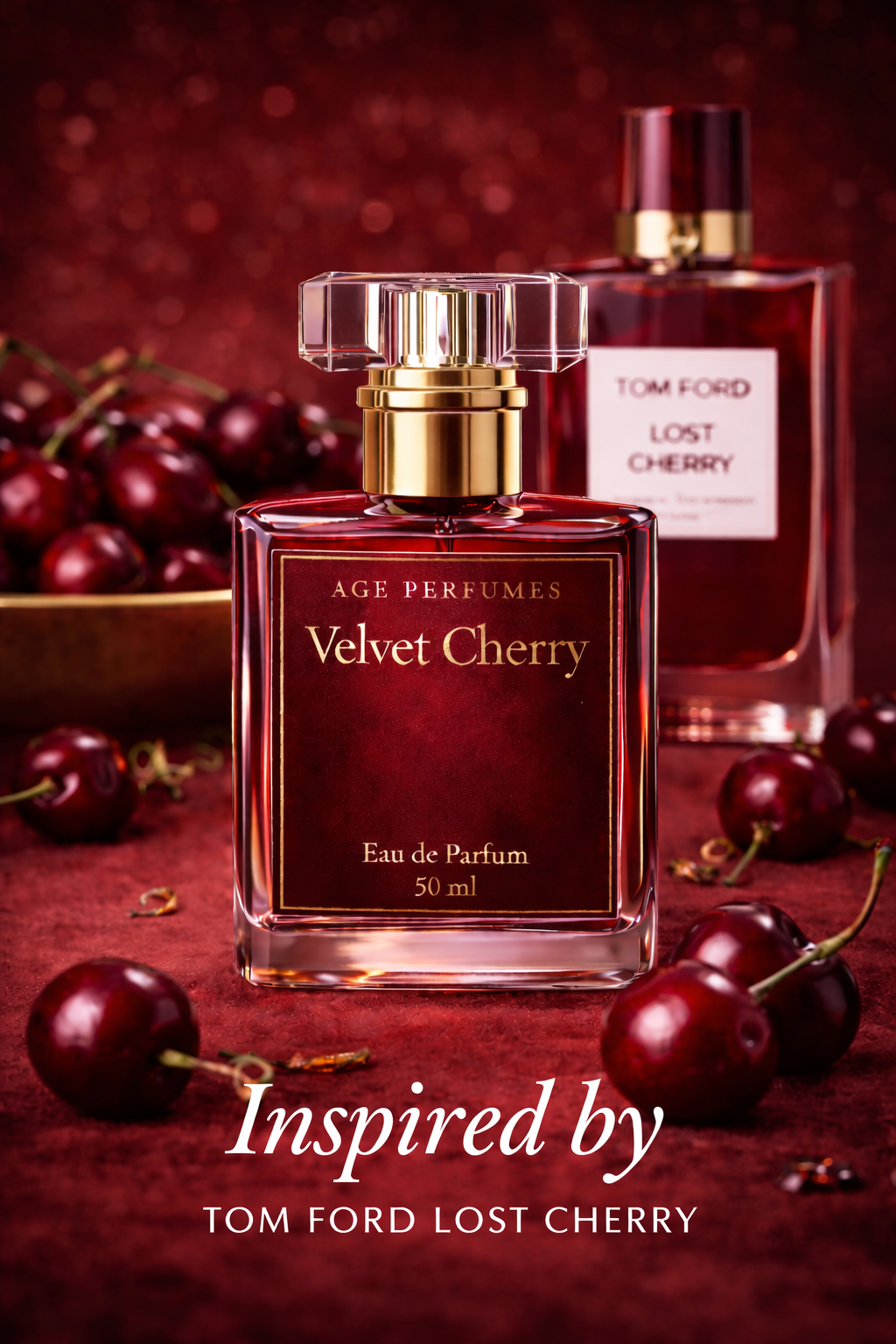AGE Perfumes Velvet Cherry 50ml Eau de Parfum – Inspired by Tom ford Lost Cherry Top selling product 100% authentic