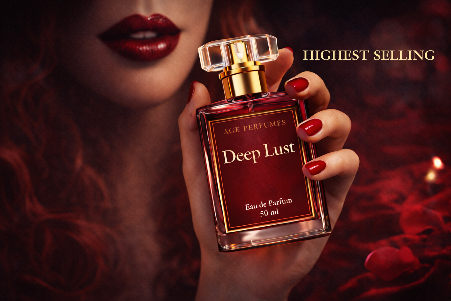 Deep Lust – Unisex Eau de Parfum
Highest Selling. Irresistible. Addictive.
Deep Lust is not just a fragrance. It’s a mood.