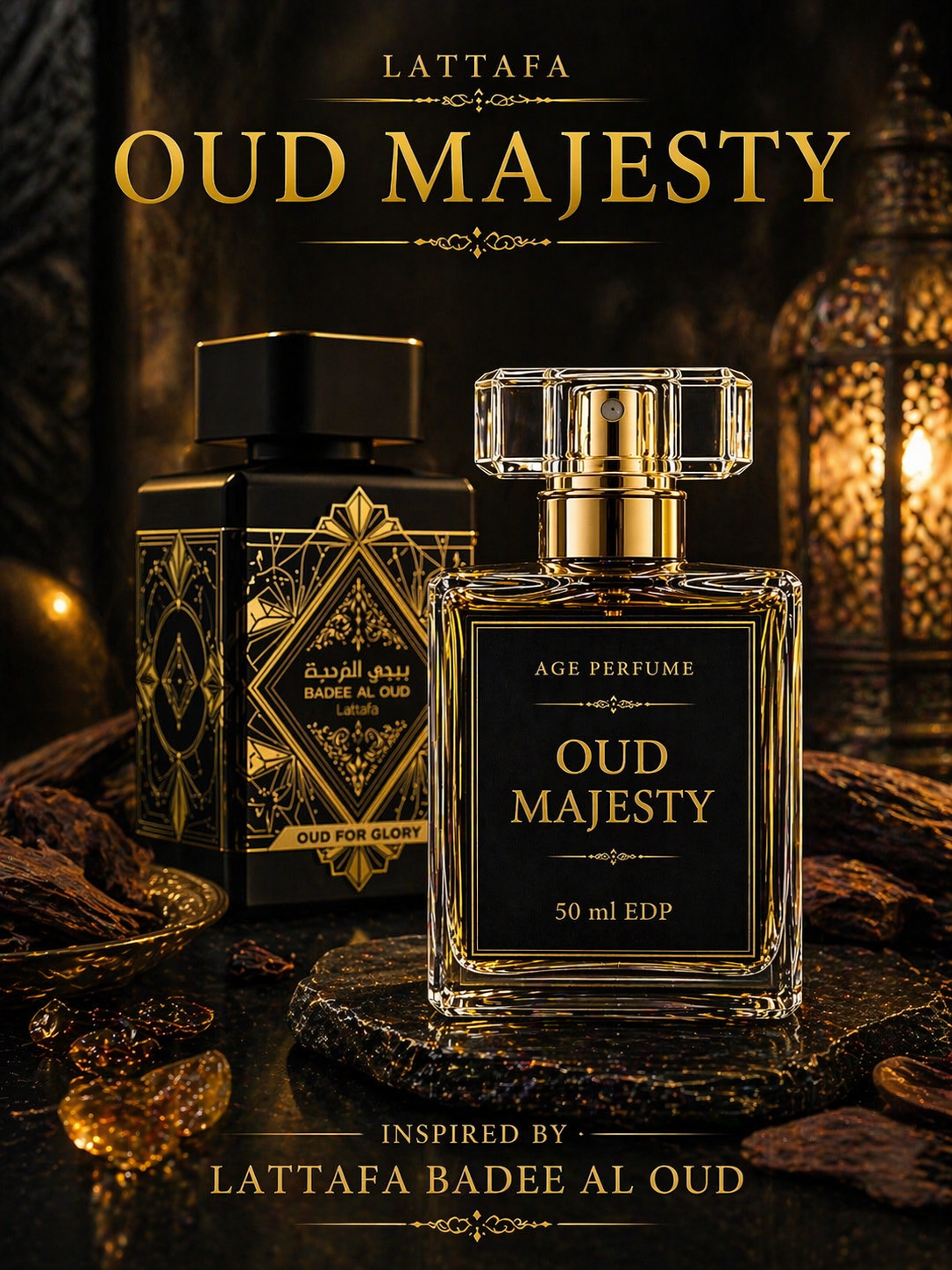 Inspired by lattafa badee Al oud (Top selling )