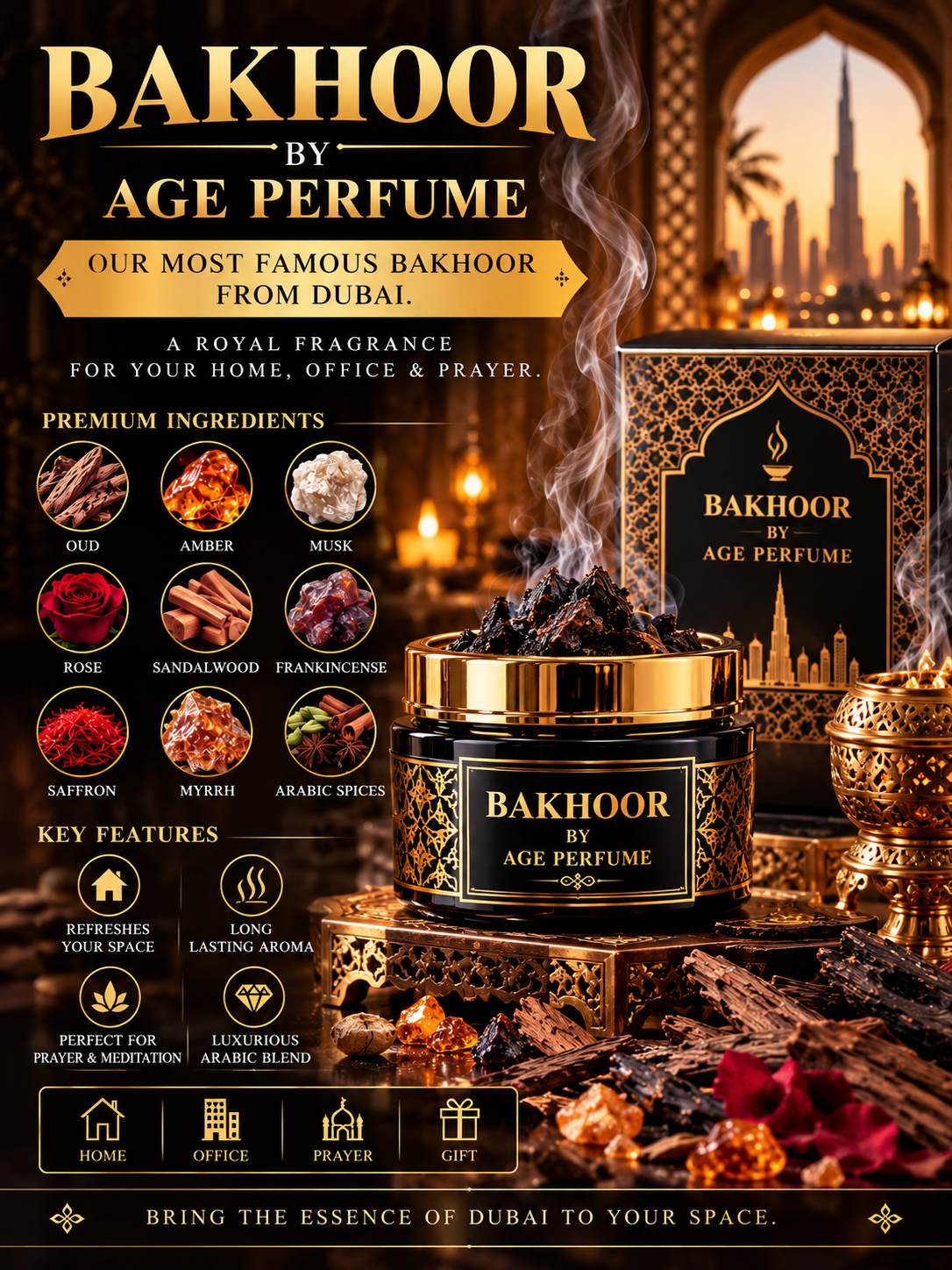 Dubai special Bakhoor Ameer al oud