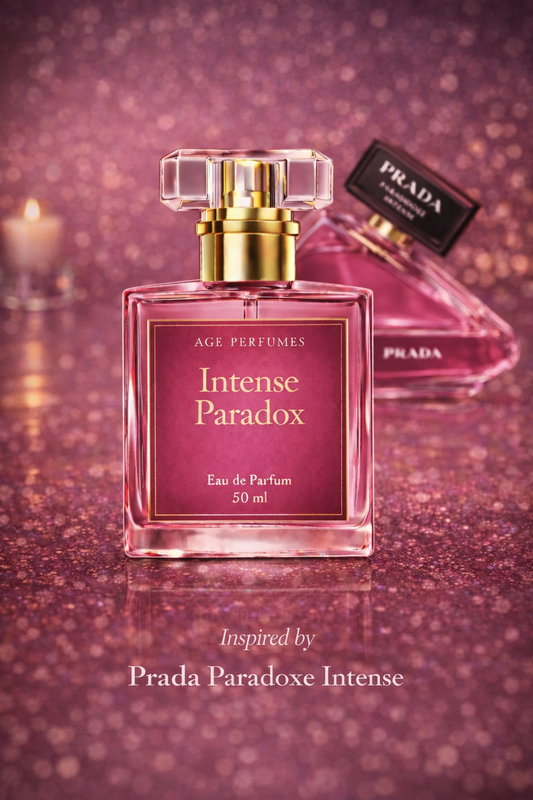 AGE Perfumes Intense Paradox 50ml Eau de Parfum – Inspired by prada Paradoxe Intense