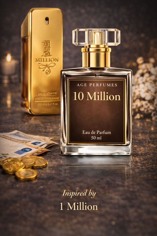 AGE Perfumes 10 Million 50ml Eau de Parfum – Inspired by 1 Million 100% authentic (very popular)