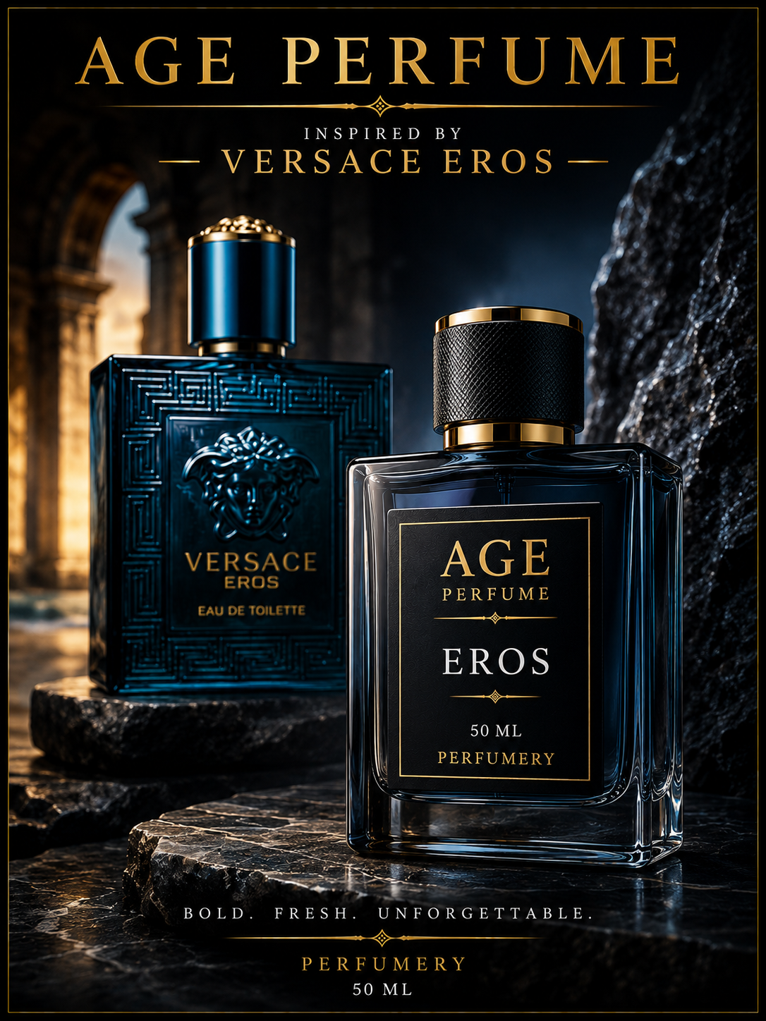 Blue intense inspired by famous Versace Eros