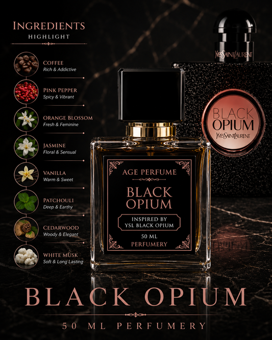 inspired by ysl Black opium