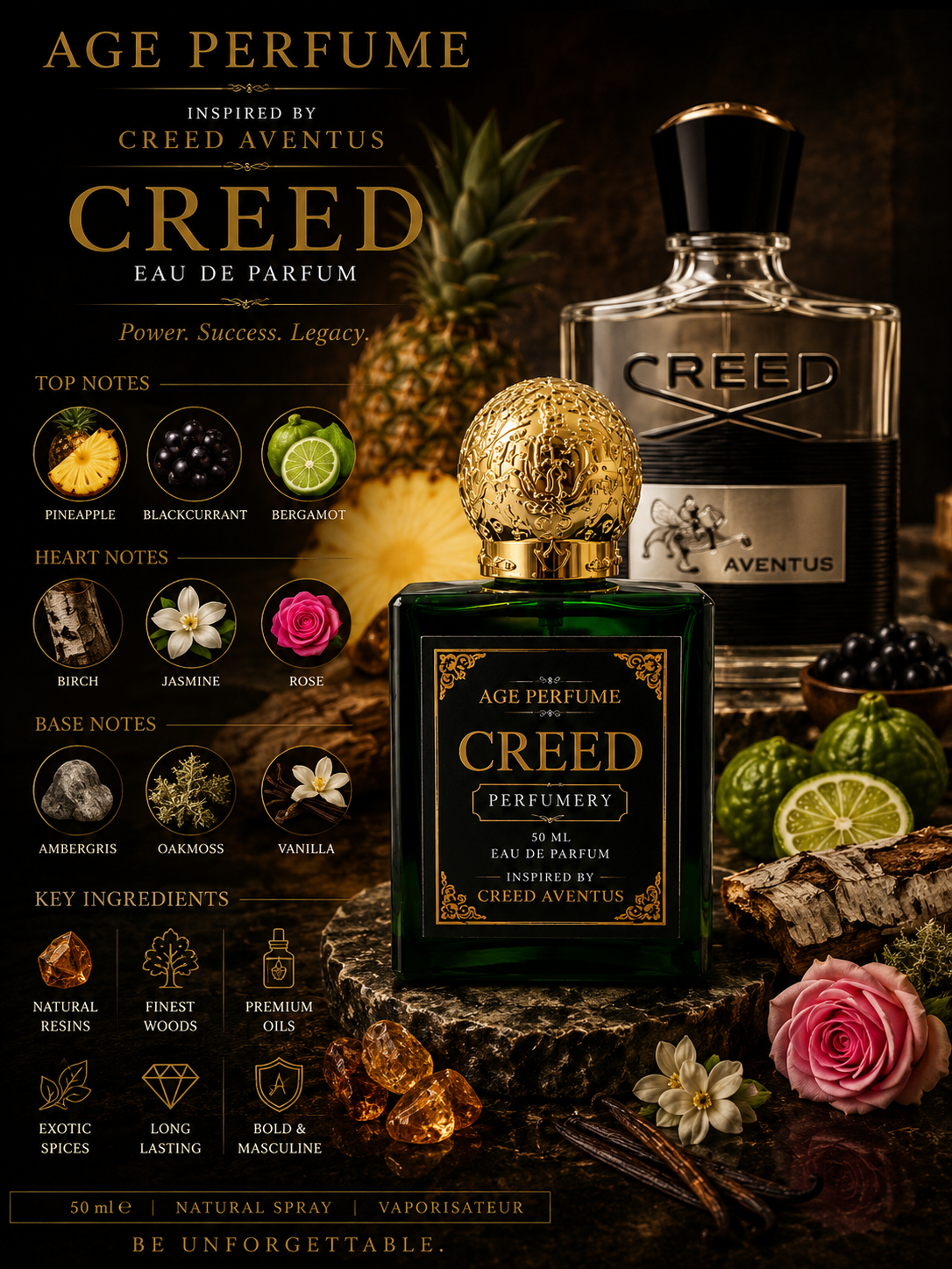 Inspired by Aventus creed (Top selling)