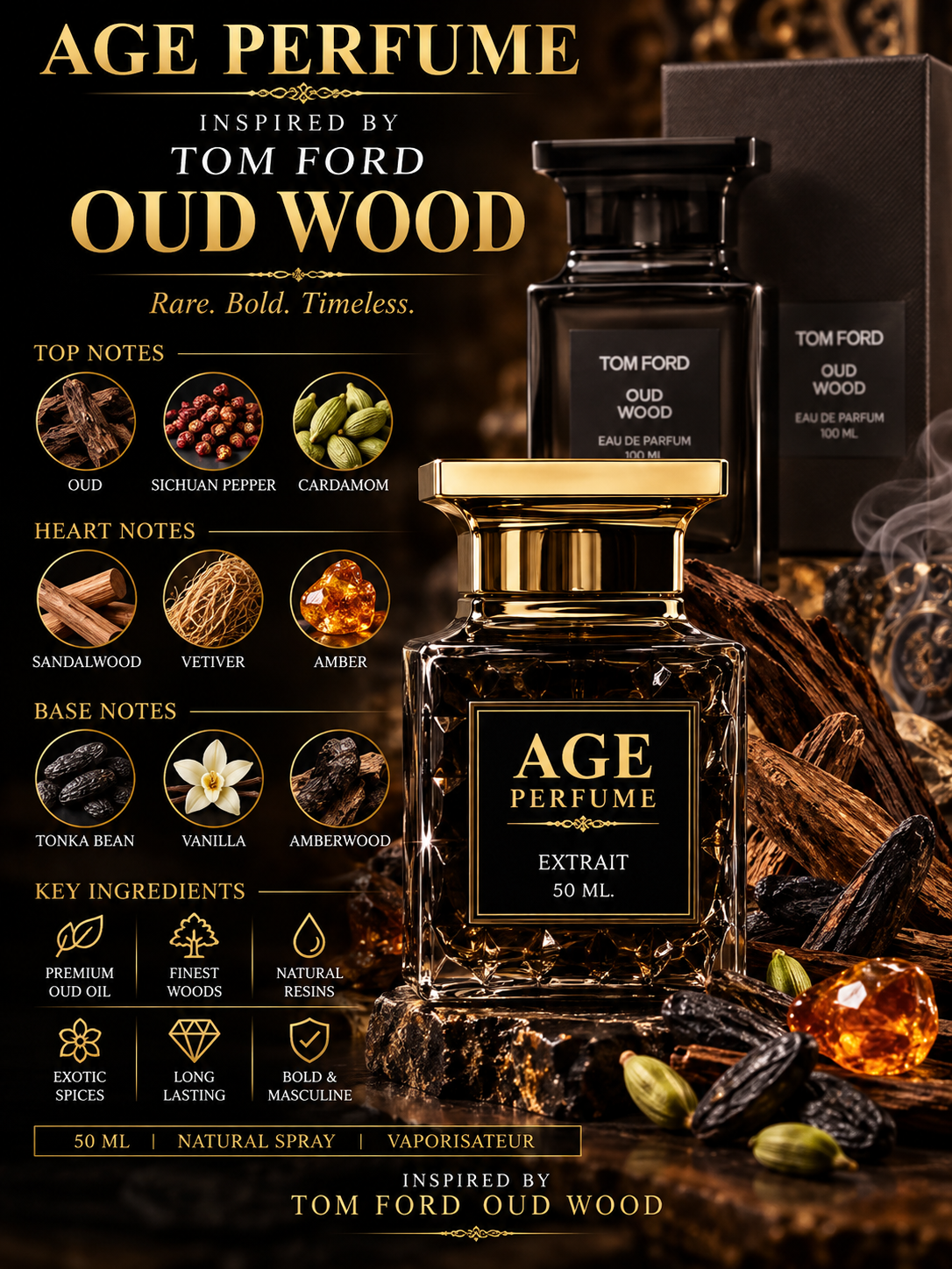 Oud wood inspired by Tom ford oud wood